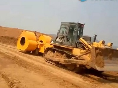 石家莊沖擊壓路機現場視頻